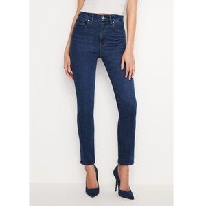 Good American Always Fits Good Classic Slim Straight Jeans Size 32